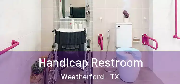  Handicap Restroom Weatherford - TX